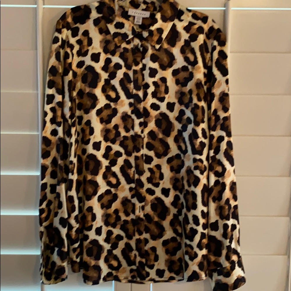 Top Shop animal print shirt. 8.